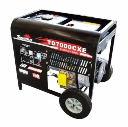 TOYAMA GERADOR DIESEL 6,0KVA 10HP TD7000CX3E